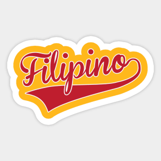 Filipino Script Sticker